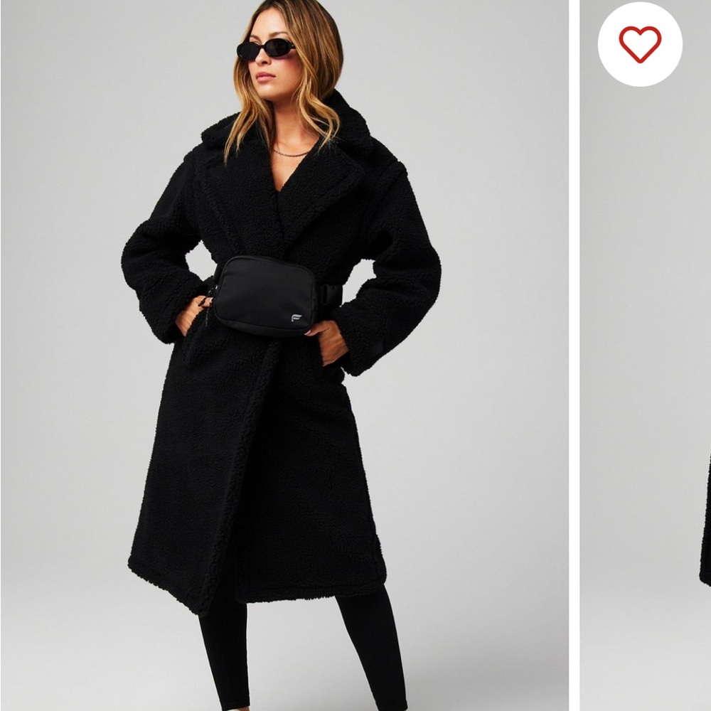 Fabletics Black Teddy Jacket - image 1